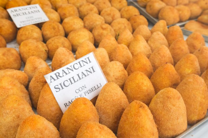 Photograph of Sicilian arancini