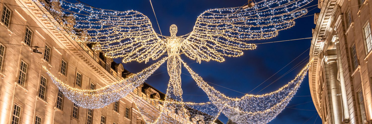 regent street angel christmas lights