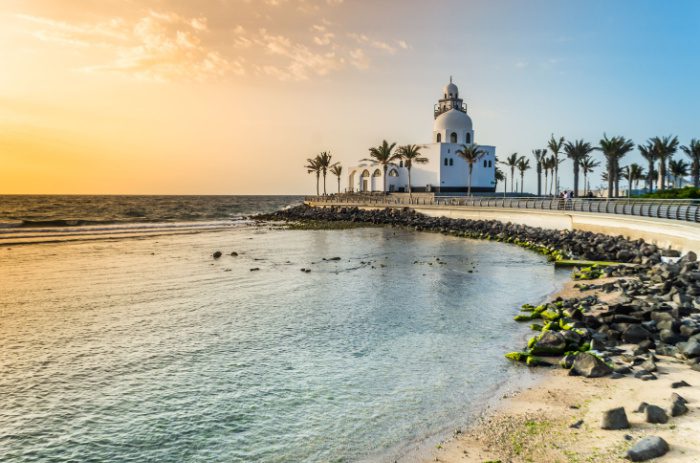 Sunset at Jeddah Corniche, Saudi Arabia