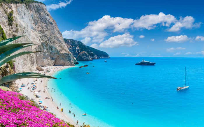 Picture of a beach in Lefkada