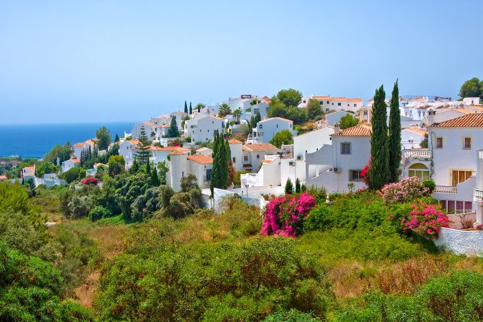 white houses in Nerja