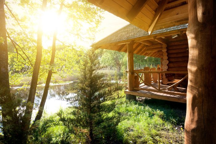 cosy cabin in england