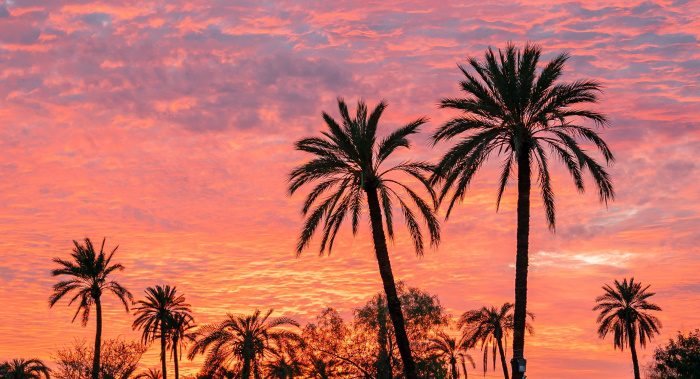 photo of an orange sunset in bali