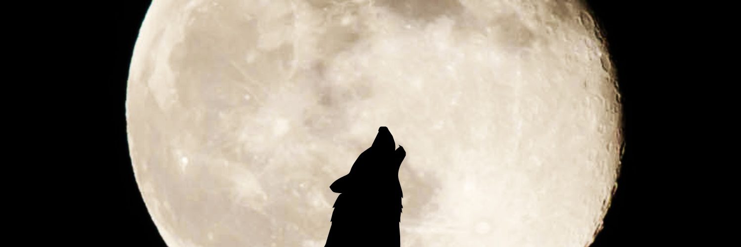 werewolf howling at the moon