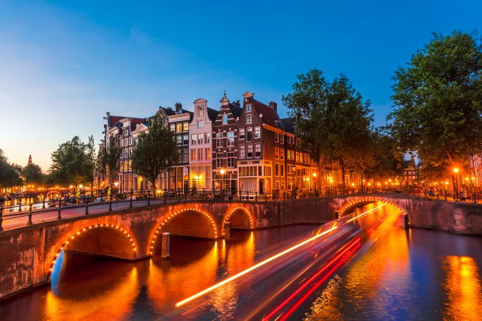 amsterdam at night