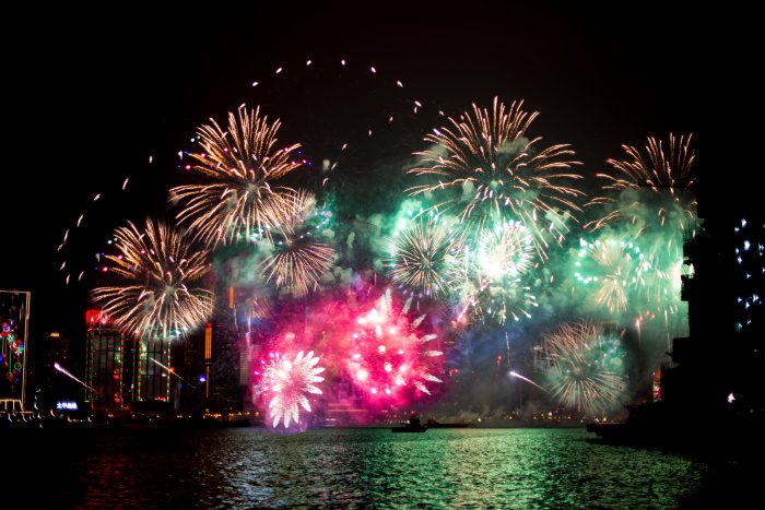 hong kong fireworks