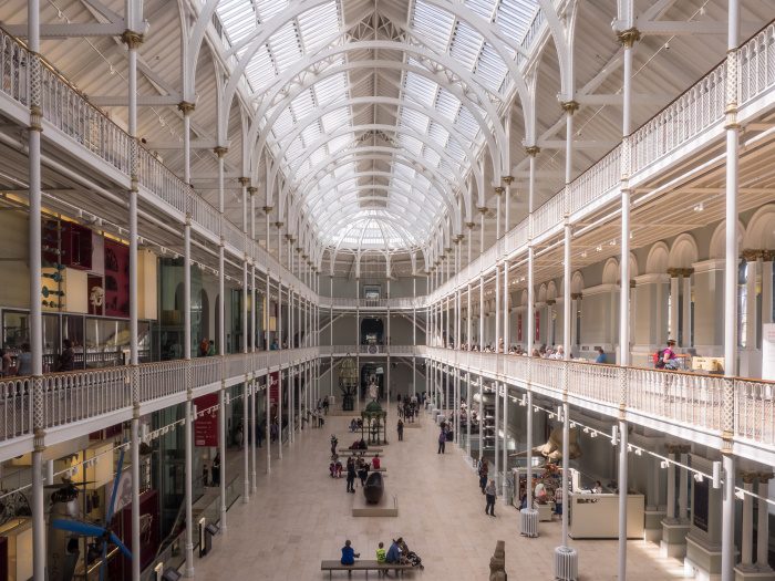 Inside the national museum of scotland